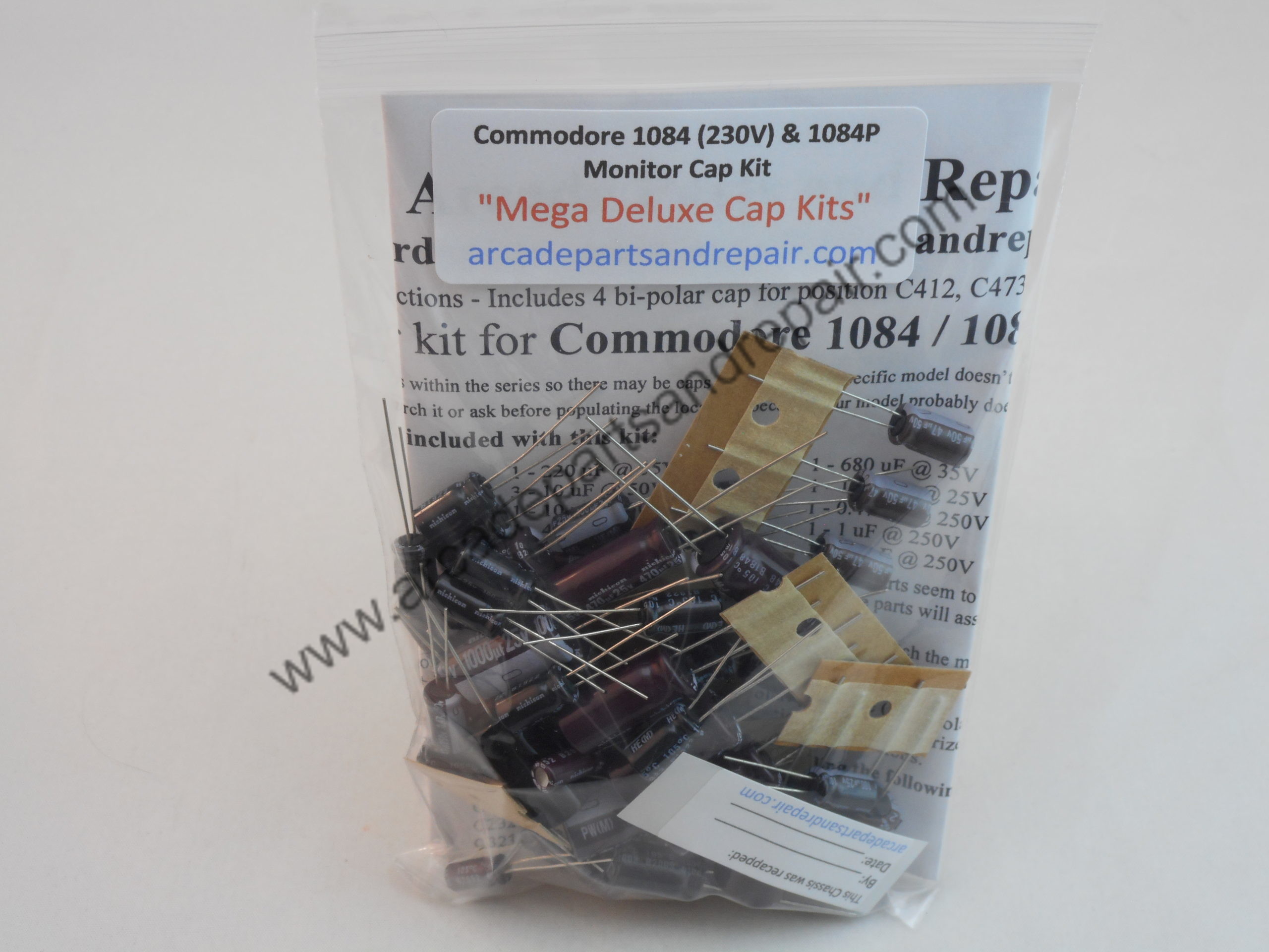 Commodore 1084 / 1084P Version Cap Kit 105C Nichicon