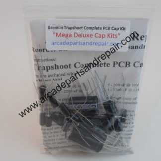 Gremlin Trapshoot Complete Game PCB 105C Cap Kit