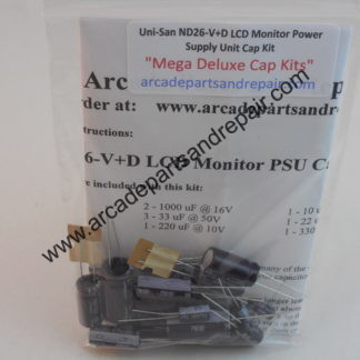 Uni-San ND26-V+D LCD Monitor PSU Cap Kit 105C Nichicon