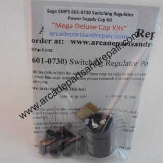 Sega SMPS 601-0730 P/S Cap Kit W/ Filter Cap 105C Nichicon