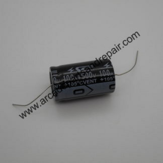 100uF 500V Axial Capacitor 105C