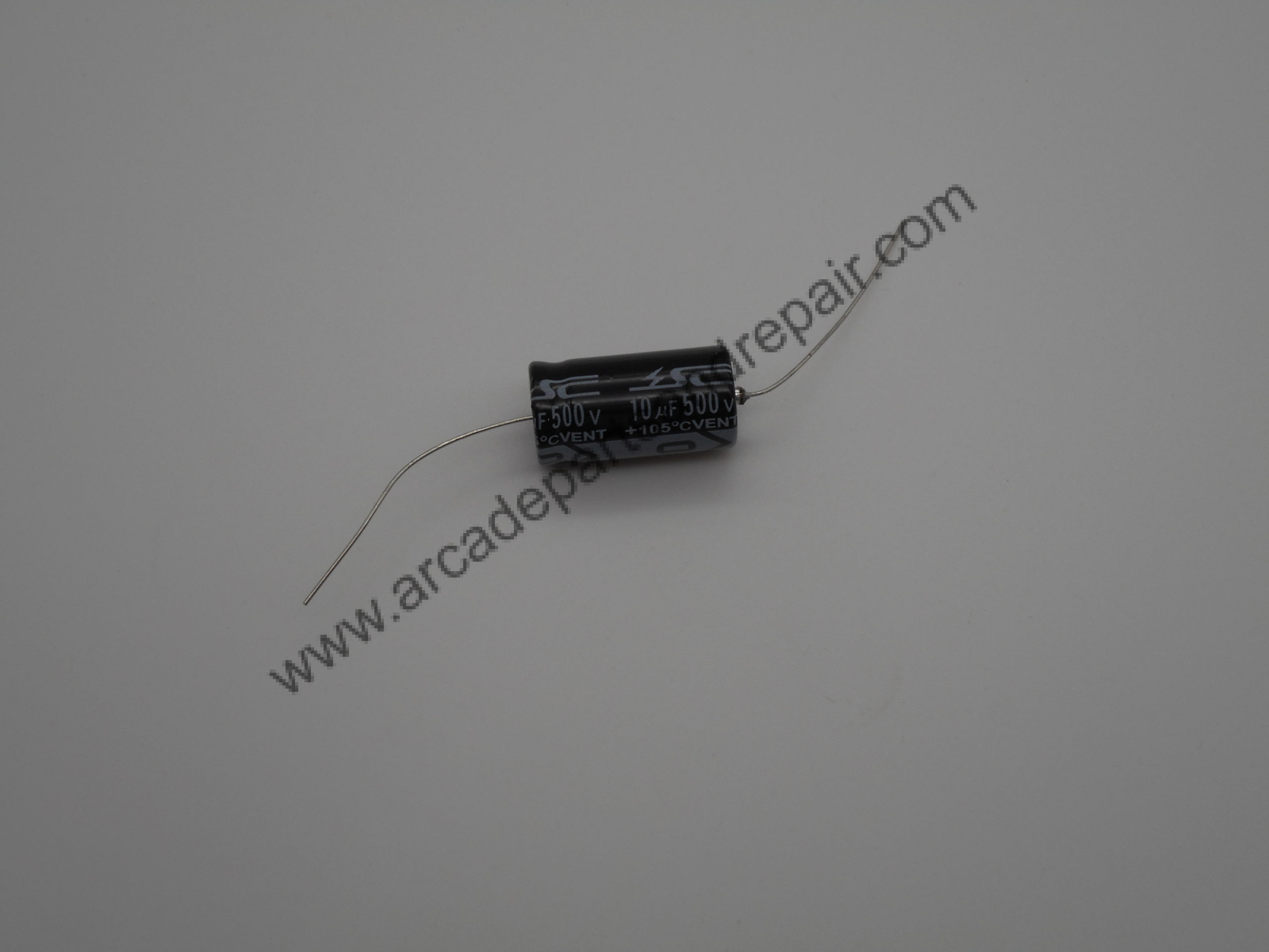10uF 500V Axial Capacitor 105C