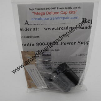 Sega Gremlin 800-0072 Power Supply Cap Kit 105C Nichicon