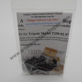 Tripole T250-02 9" CRT Monitor Cap Kit 105C Nichicon