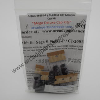 Sega S-96592-P / CI-20011 Monitor Cap Kit 105C Nichicon