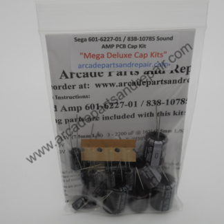 Sega 601-6227-01 / 838-10785 Sound PCB 105C Nichicon Cap Kit