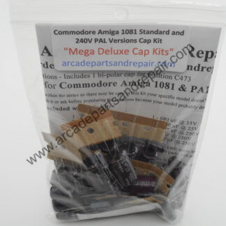 Commodore Amiga 1081 Standard & 240V PAL Versions Cap Kit 105C Nichicon