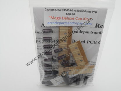 Capcom CPS-2 93646A-3 A Board PCB 105C Cap Kit - Arcade Parts and