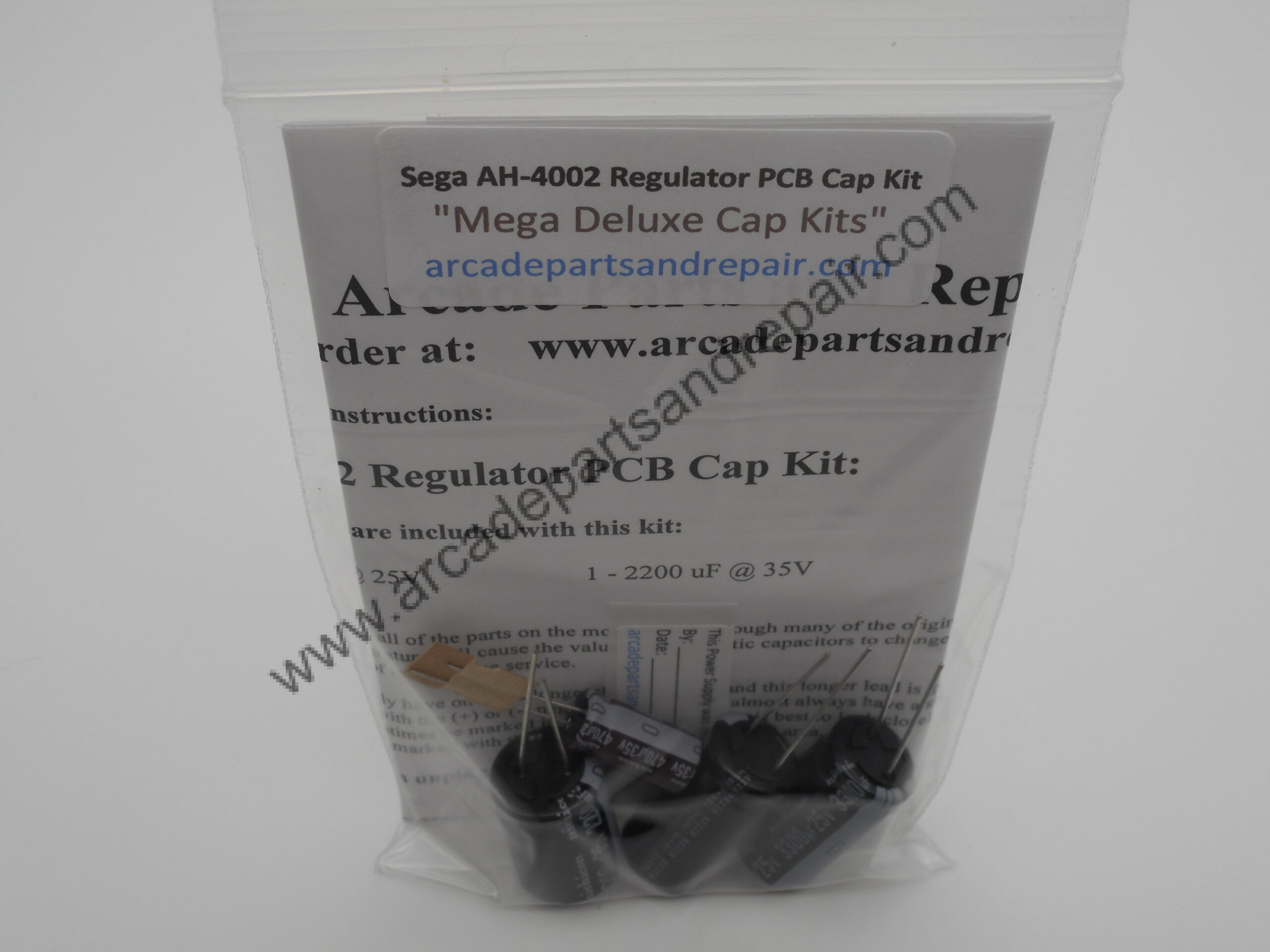 Sega Regulator AH-4002 PCB Cap Kit 105C Nichicon