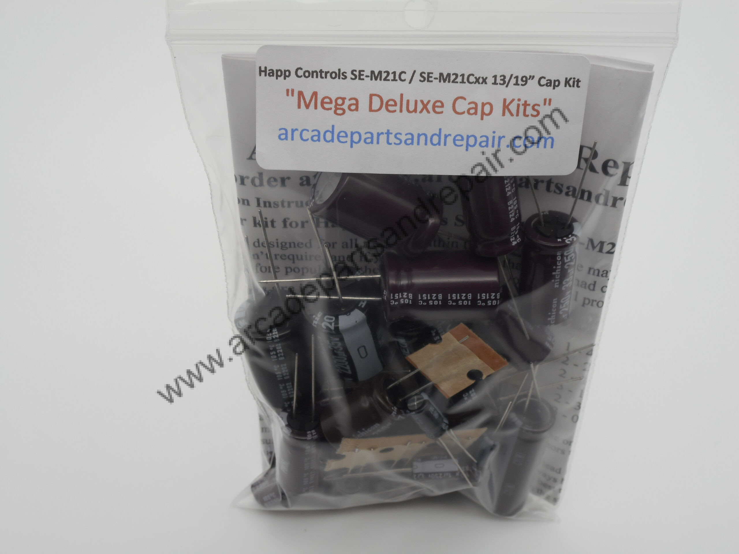 Happ Controls SE-M21C Monitor Cap Kit 105C Nichicon