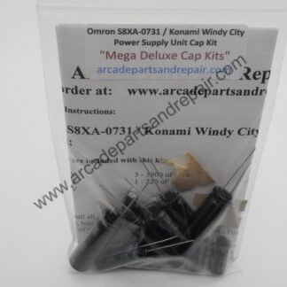 Omron S8XA-0731 / Konami Windy City PSU Cap Kit 105C Nichicon