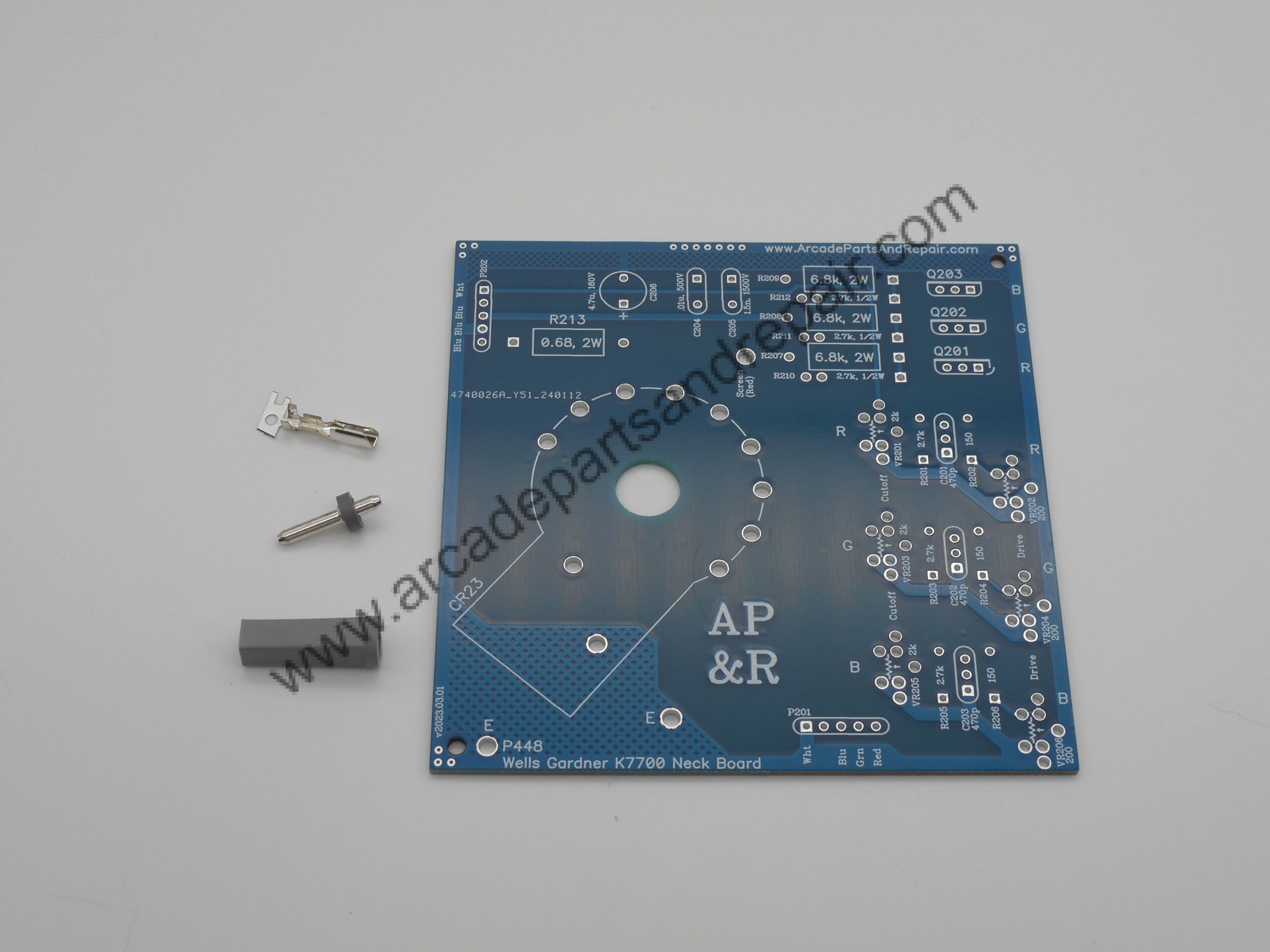 Wells Gardner K7000 P448 (CR-23) Neck PCB Kit (PC1033)