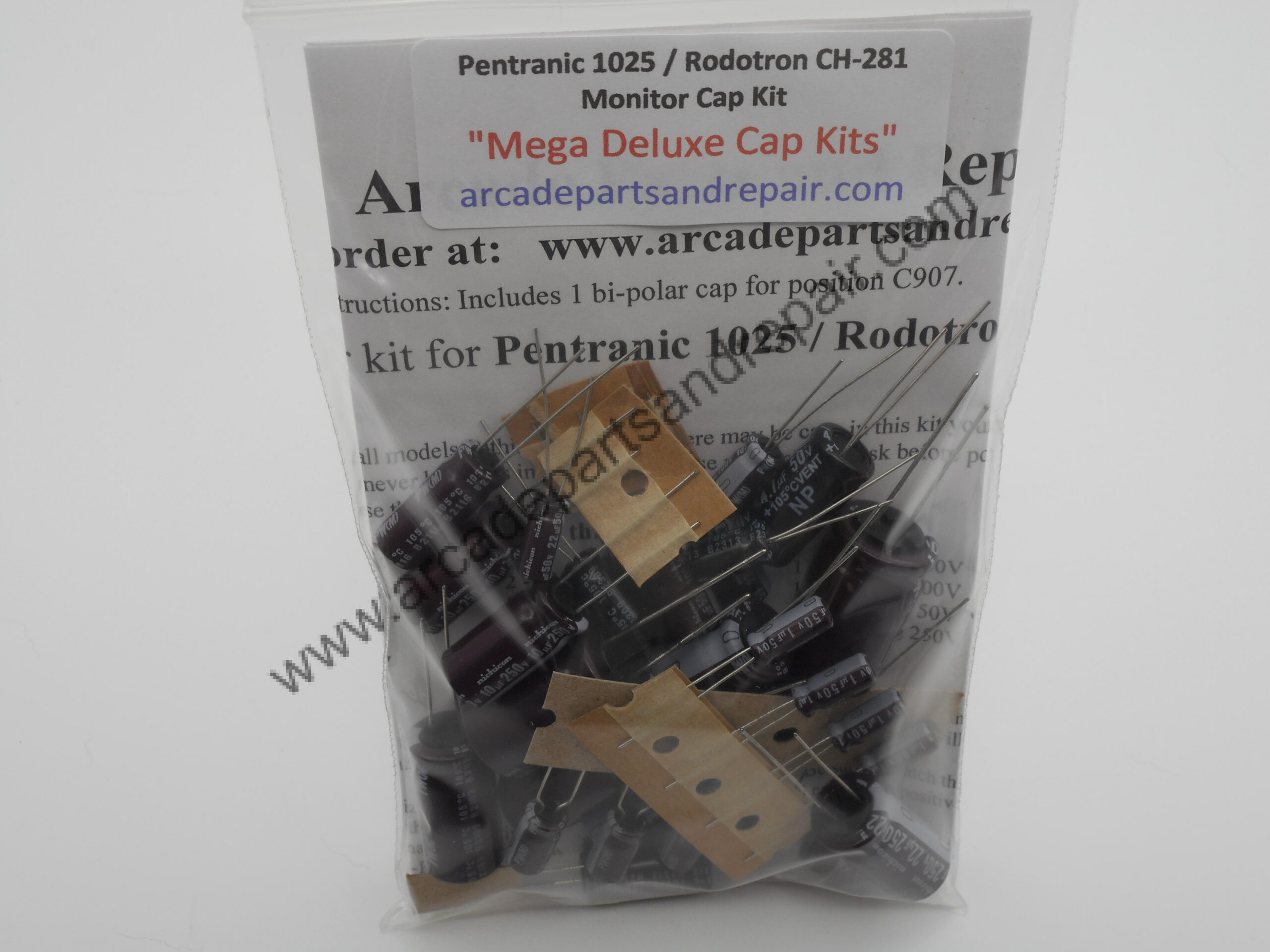 Pentranic 1025 / Rodotron CH-281 Monitor Cap Kit 105C Nichicon