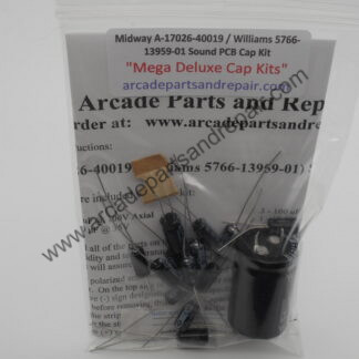 Midway A-17026-40019 / Williams 5766-13959-01 Sound PCB 105C Cap Kit