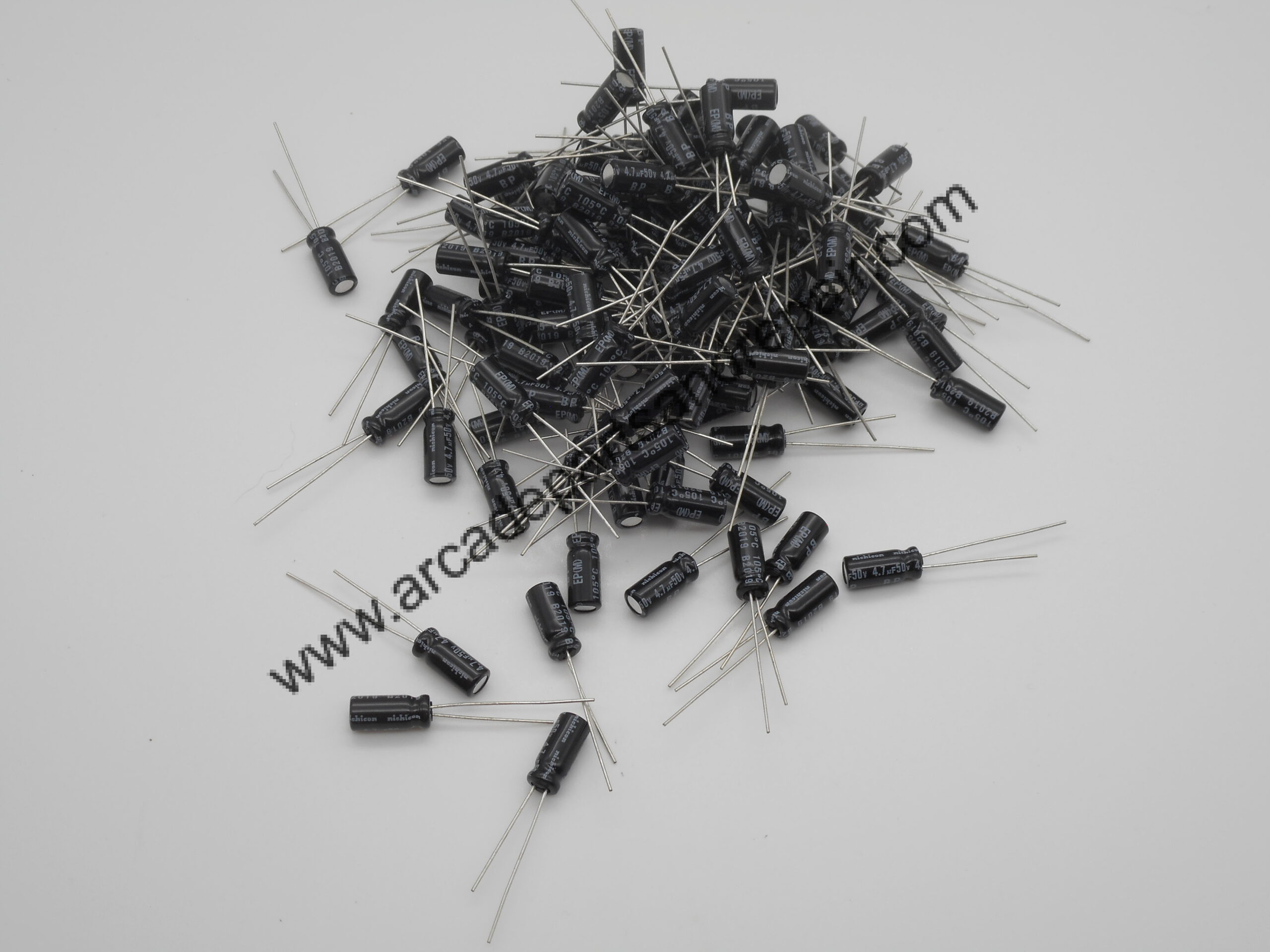 4.7uF 50V BP 105C Nichicon (100 Pack)
