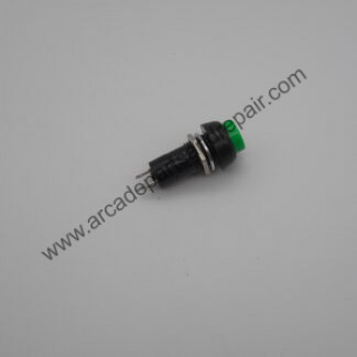 Game Player Start Button Switch Green 12mm Momentary (SW1033)