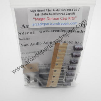 Sega Naomi / Sun Audio SJ25-0361-01 / 838-13616 Amplifier PCB Cap Kit