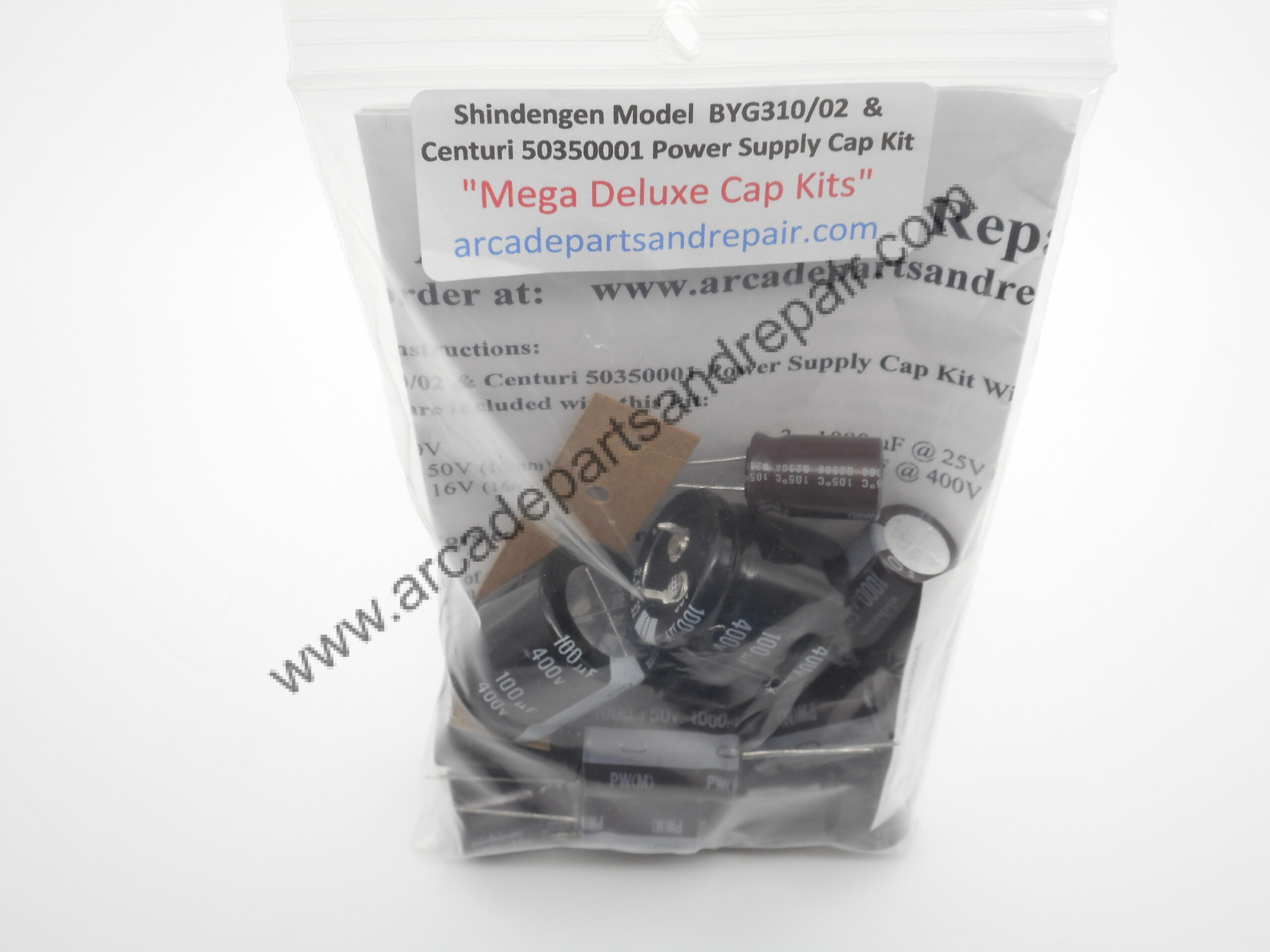 Shindengen BYG310/02 Power Supply 105c Cap Kit Nichicon