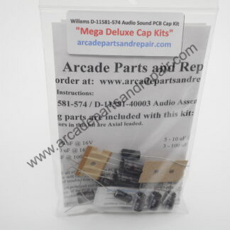 Williams D-11581-574 Audio Sound PCB 105C Cap Kit
