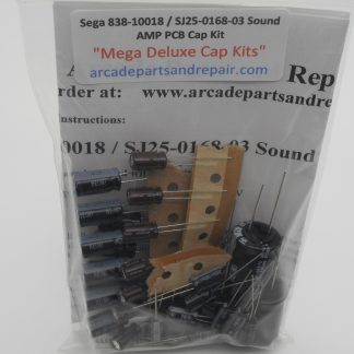 Sega 838-10018 Sound AMP PCB Cap Kit 105C Nichicon