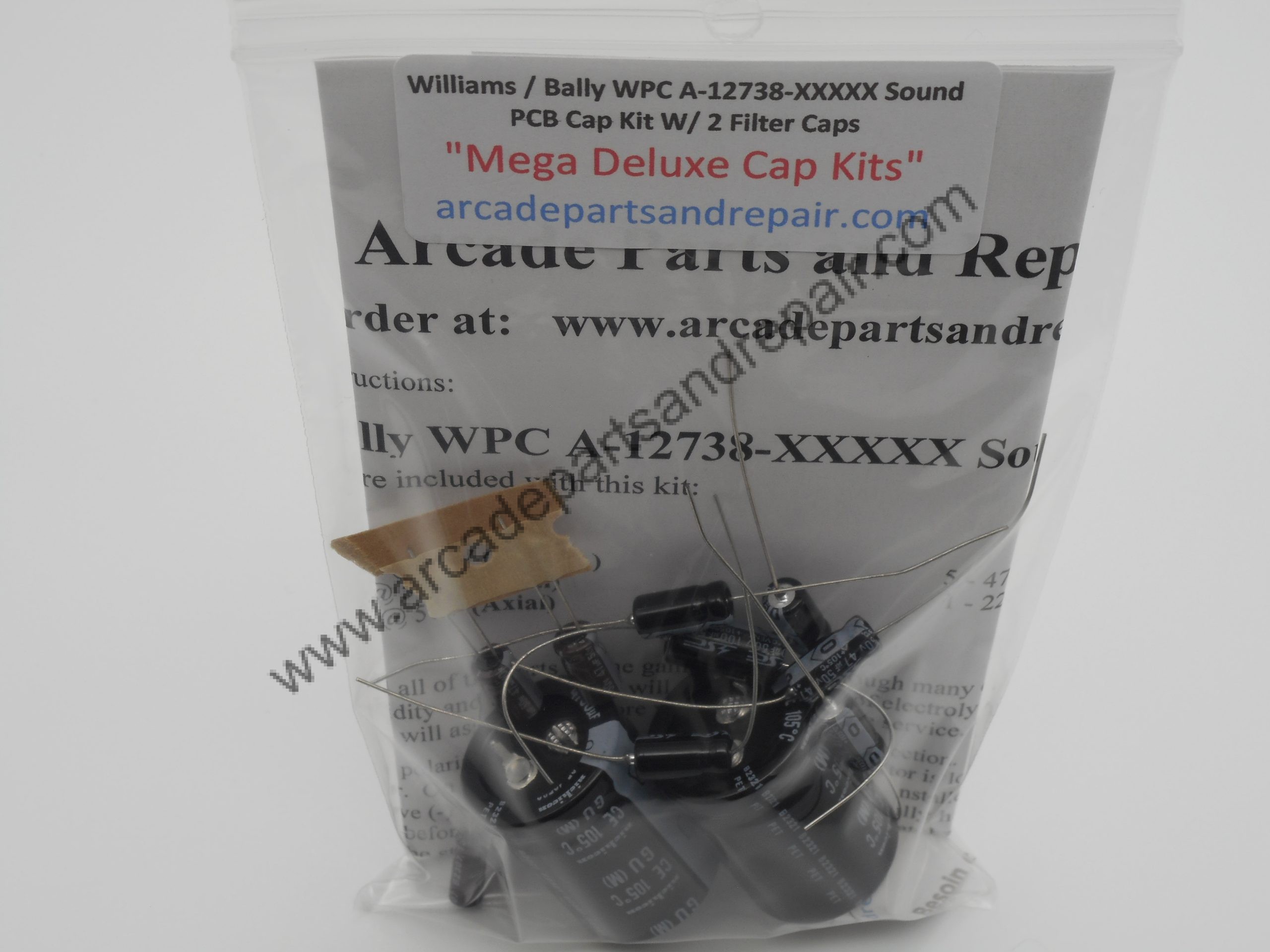 Williams / Bally WPC A-12738-XXXXX Audio Sound PCB 105C Cap Kit