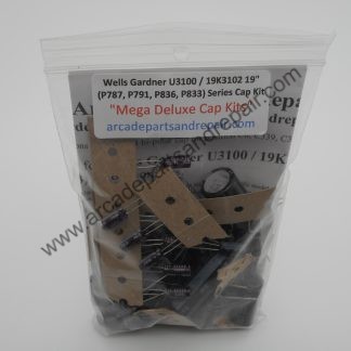 Wells Gardner U3100 / 19K3102 19" Monitor Cap Kit 105C Nichicon